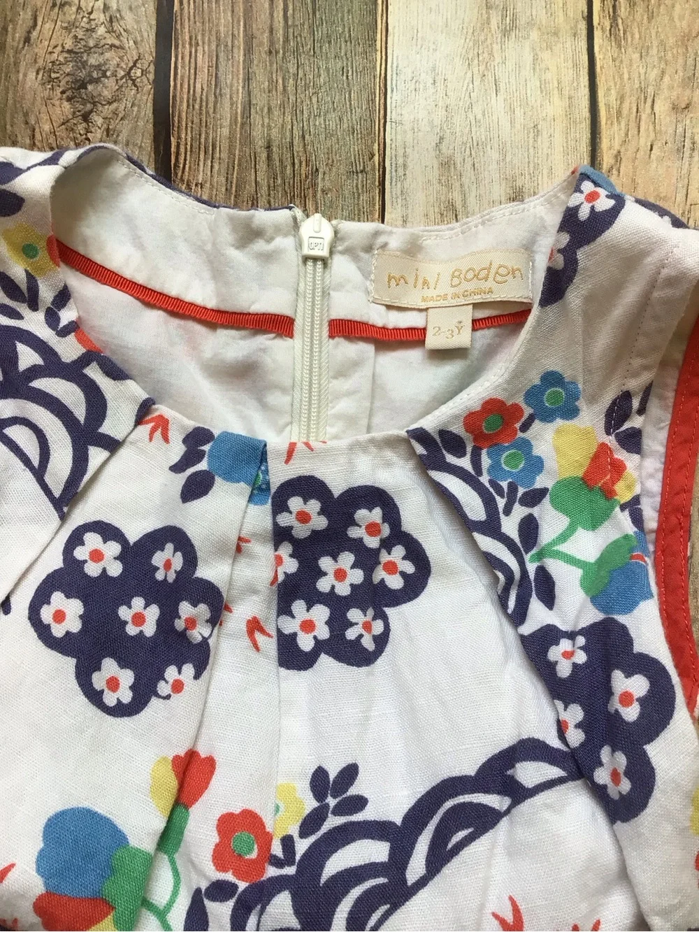 Mini Boden Festival Floral Dress